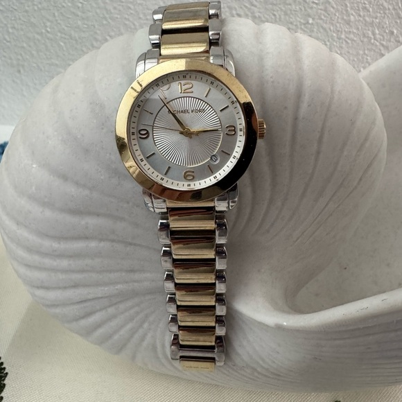 Michael Kors Two-Tone Gold and Silver Watch main image 4